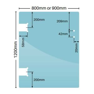 SOFT CLOSE - Pool Gate to Wall/Post - 12mm