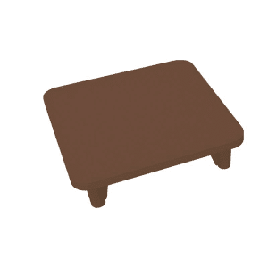 Alumawood - Post Cap - Flat (with lugs) - TR