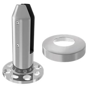 Spigot - Base Plated - Round - Adjustable