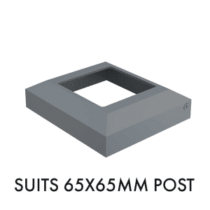 DOMICAL COVER - 2 Part - Suits 65MM HD Posts - BS