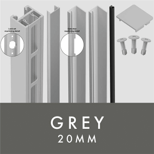 XPS - GATE KIT 20MM  - For Lever/Knob - G