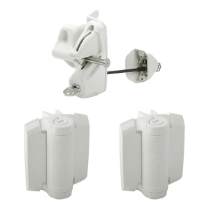 D&D LOKK LATCH Deluxe & TRU CLOSE HEAVY DUTY Hinge - Pair of 2 - W