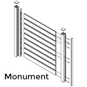 QUICKSCREEN - PEDESTRIAN GATE KIT- MN