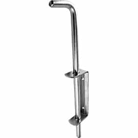 300mm DROP BOLT - SILVER (steel zinc plated)