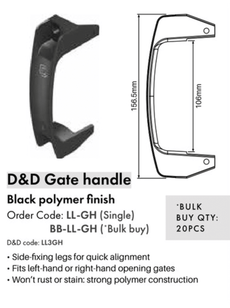 D&D Lokk Latch - GATE HANDLE - Image 2