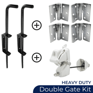 Double Gate Kit - Heavy Duty White