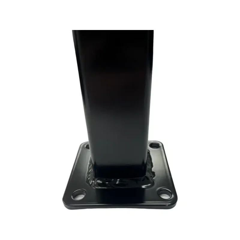 PoolSafe Post - 50x50mm x 1900mm - Aluminium - Base Plated - Black