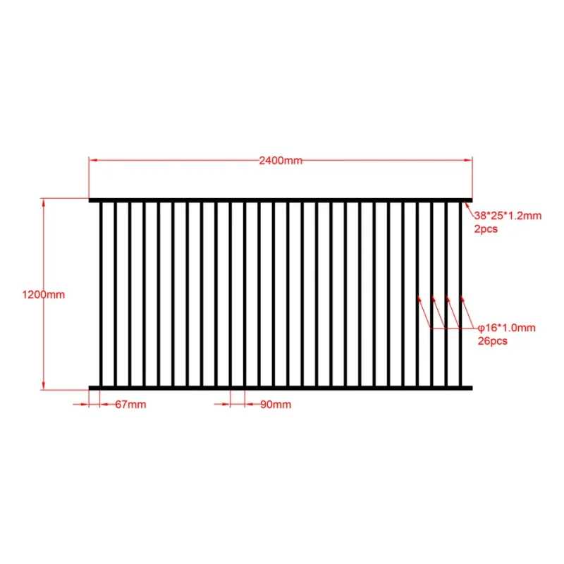 PoolSafe Monument Panel - 1200H x 2400W – Aluminium - Image 2