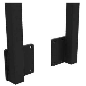 AIRE-1500mmH: Face Mount L & R-BLACK-2PK