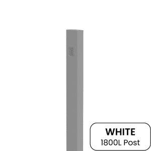 BARR Post | 50x25mm x 1800L White
