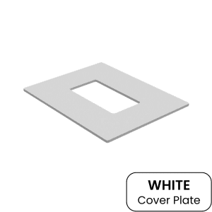 BARR Post Plate | 100x80 White