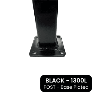 PoolSafe Post Black 1300L - Base Plated
