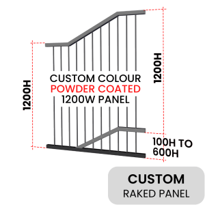 PoolSafe Raked Panel Custom 1200W