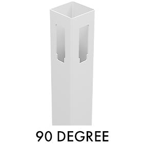 FULL PRIVACY - 90 Degree Post