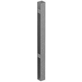 FULL PRIVACY - Concealed HD Base Plate- 1750H x 118 x 118