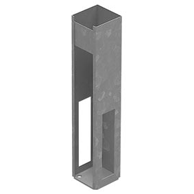 FULL PRIVACY - Concealed HD Base Plate - 620H x 118W x 118D
