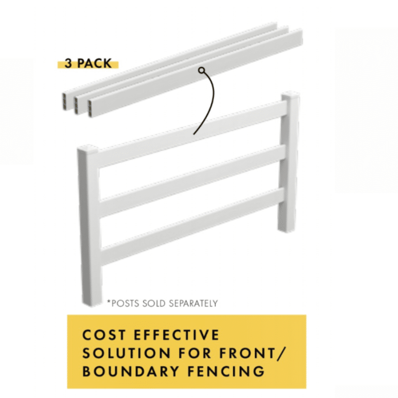 3 RAIL FENCING - Fence Rails - 2388W - Image 3