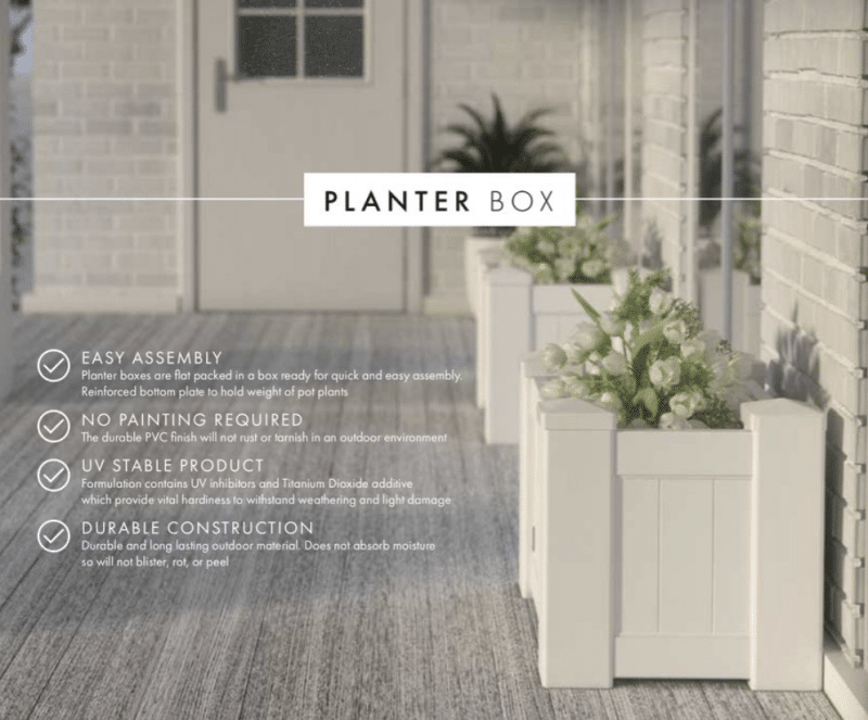 PLANTER BOX- 505mmL x 505mmD x 500mmH - Image 3