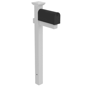 LETTERBOX & POST - CHARCOAL