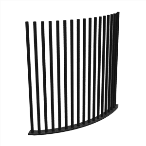 PIK Panel Curved - 1000Wx1280H - Black